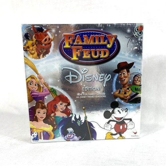 Disney Family Feud Silver Edition Family Board Game Freemantle Media Ages 6 + - Picture 1 of 9